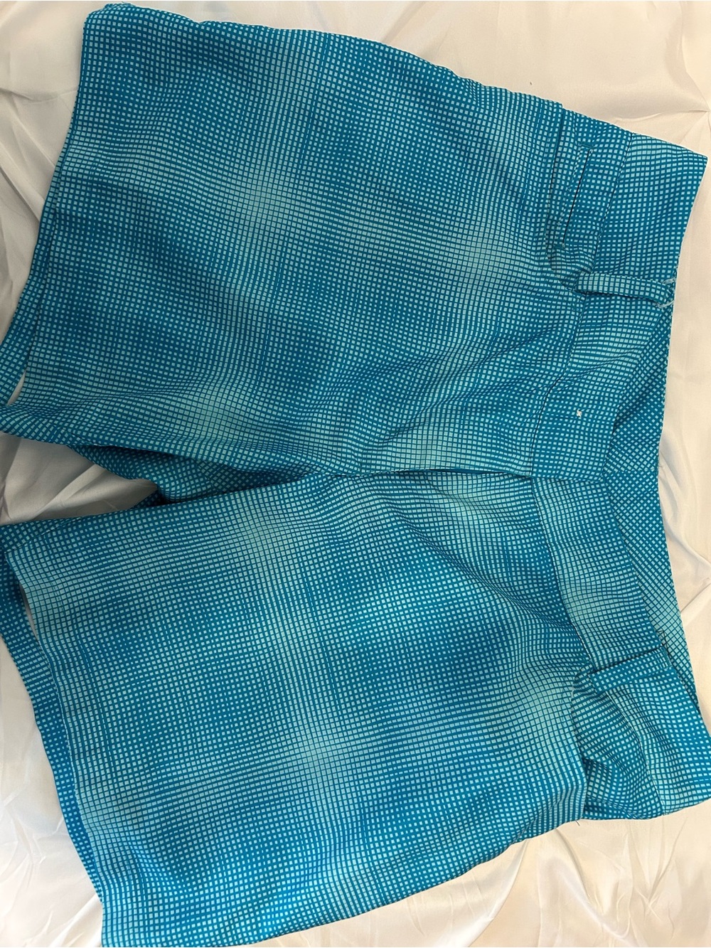 adidas Blue Check Performance Shorts